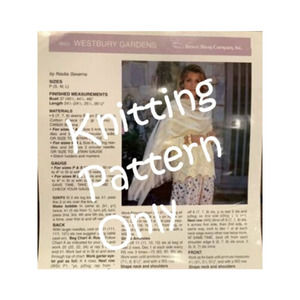 New Brown Sheep Co Westbury Gardens 9603 Nadia Severns Sweater Knitting Pattern
